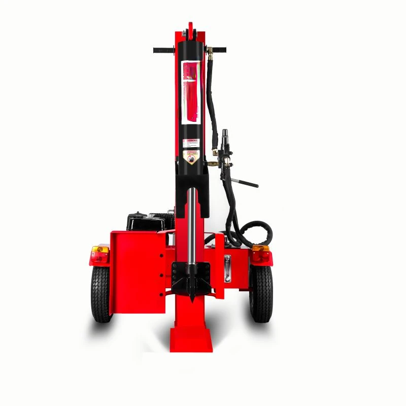 Petrol Log Splitter 40 Ton Log Splitter Forest Firewood Processor  Hydraulic Log Splitter For Sale