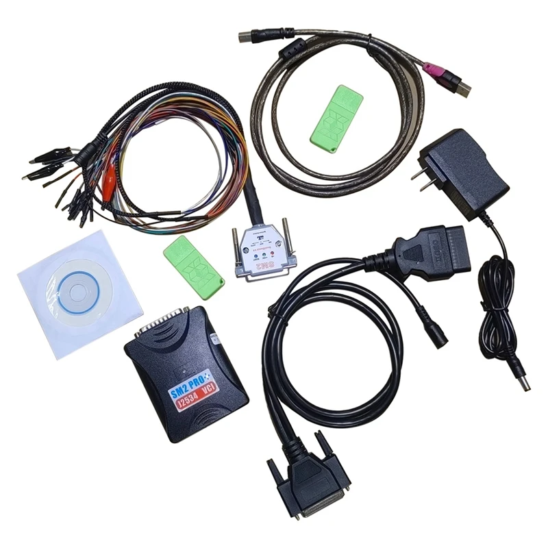 SM2 PRO J2534 VCI ECU Master OBD2 Read&Write 67IN1 SM2 Pro+ PCM EEPROM FLASH BENCH OBD Tool Flash 1.20/1.21 Вилка стандарта США