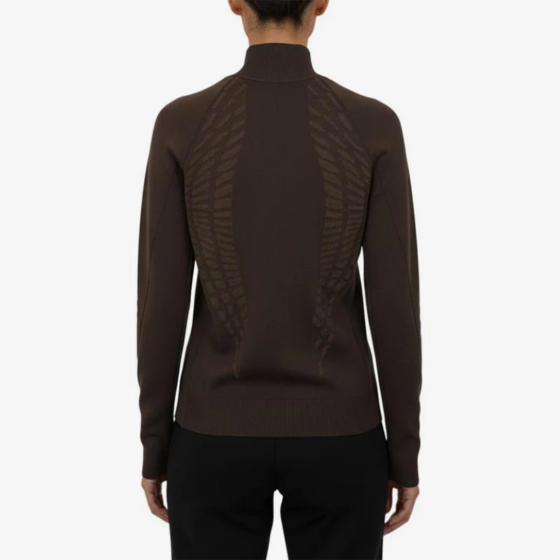 Adidas authentic new women's brown black training and fitness sports jacket KR7545