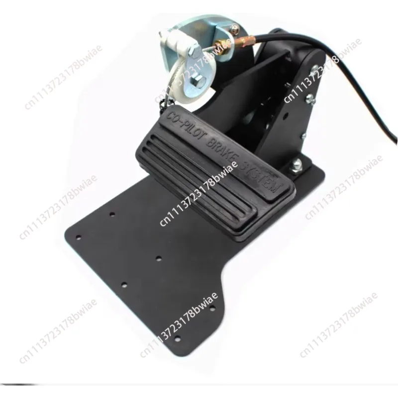 Passenger side dual brake system pedal - universal brake pedal for training vehicles - driving safety assistance device