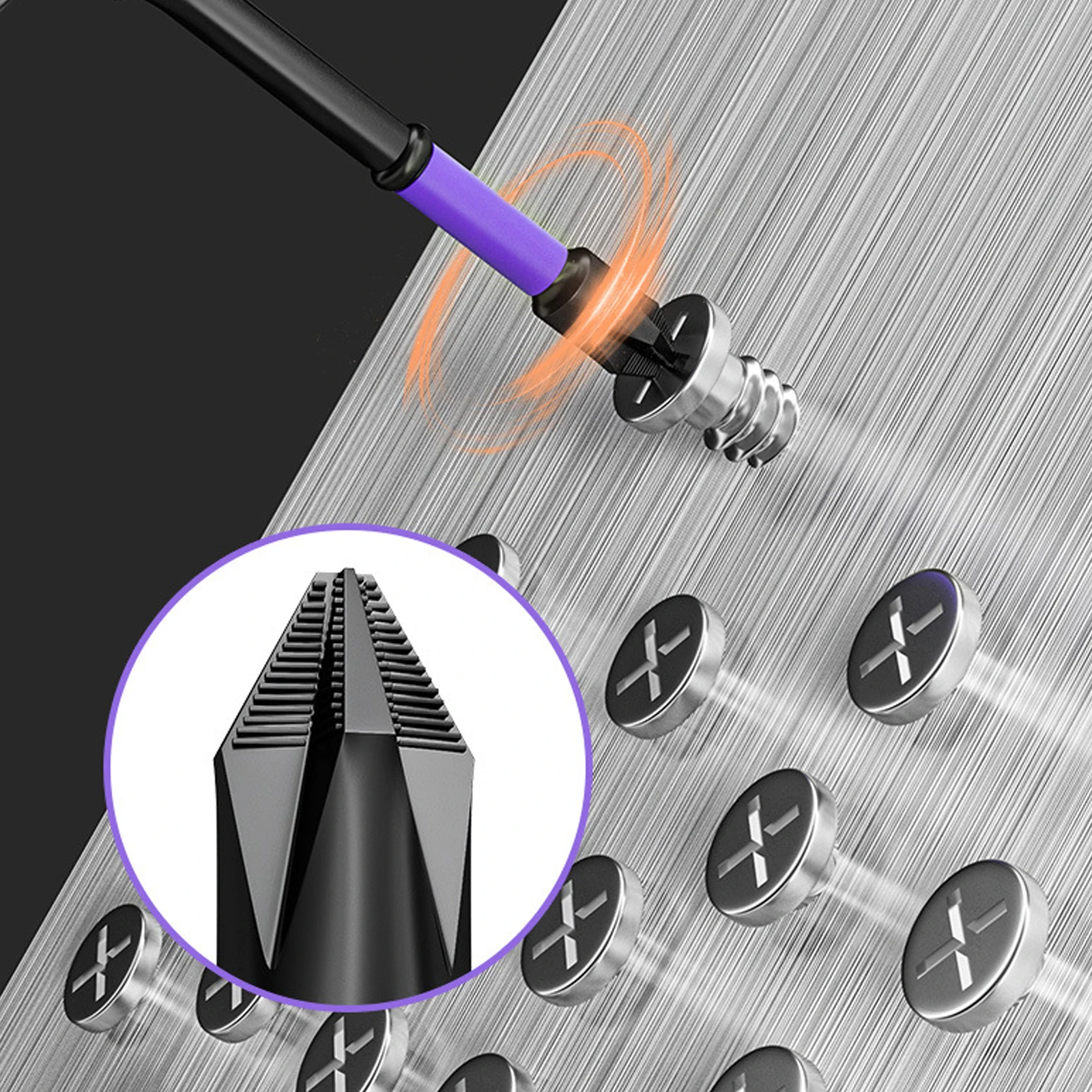 المغناطيسي D1 المضادة للصدمات دفعة رئيس صلابة عالية عدم الانزلاق تأثير بت الصليب 25/50/65/70/90/150 مللي متر Ph2 مفك مجموعة
