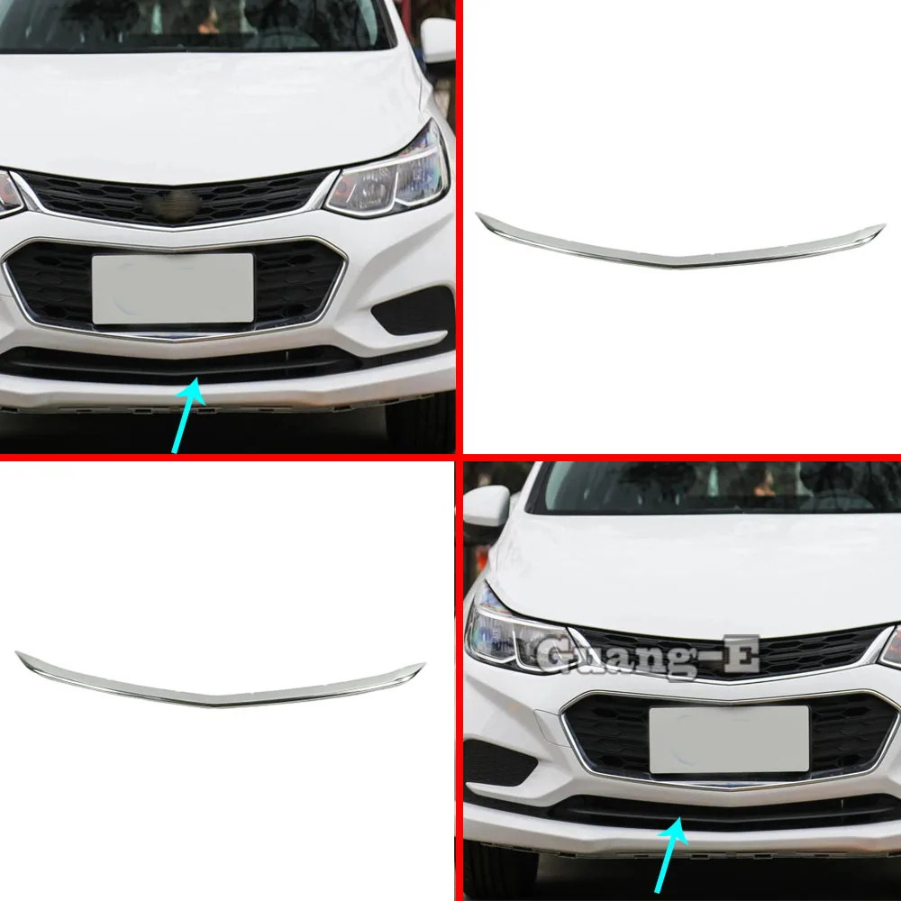 

For Chevrolet Cruze Sedan 2017 2018 2019 2020 2021 Car Body Protection Bumper Trim Front Racing Grid Grill Grille Hood Frame