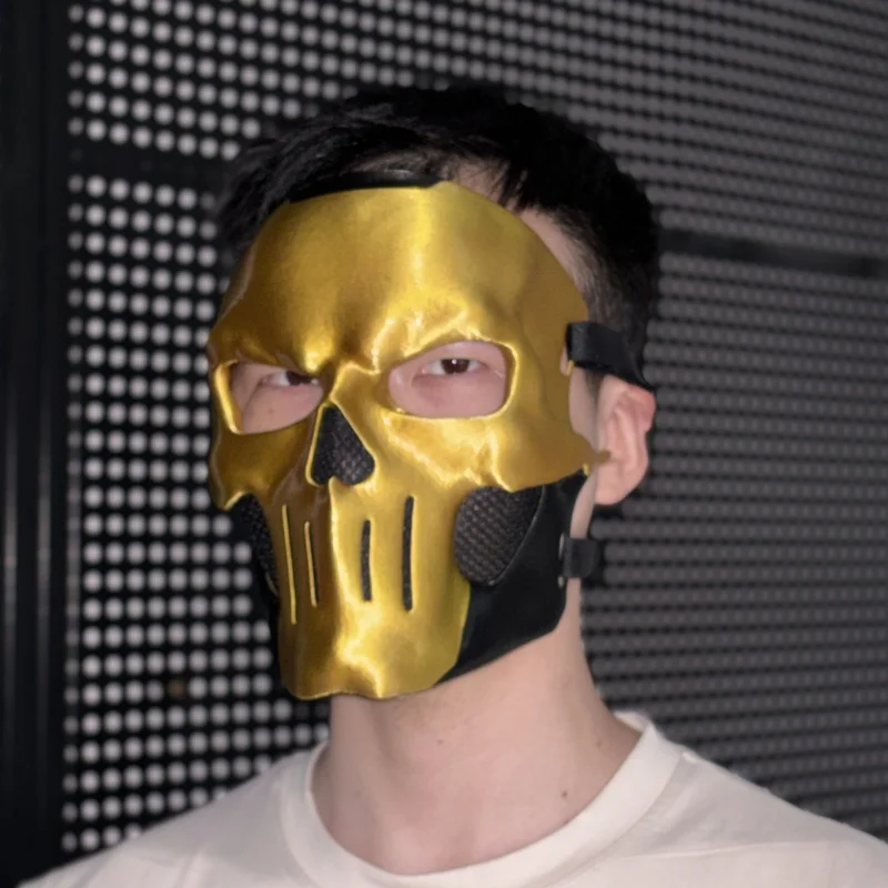 قناع Red Wolf Gold Rose Cos الذهبي الوردي المحيطي لدعائم الألعاب التنكرية والإكسسوارات