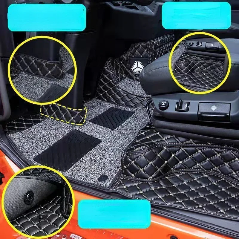 Floor Mats For SITRAK C7h 2024 MAX Tractor truck Full Surrounding Interior Decoration Modified Vehicle Supplies