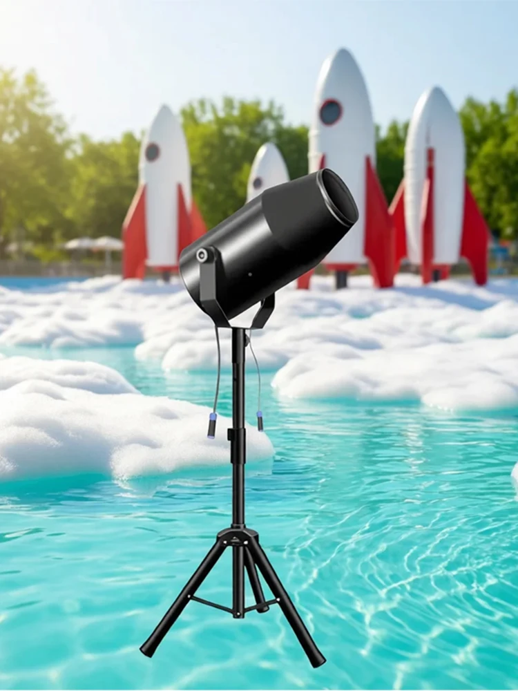 1000W Mini-Schaumkanone Blasenmaschine Sprühgerät Schaumherstellungsmaschine für Sommer-Outdoor-Schwimmbad-Wasserpartys und Großveranstaltungen