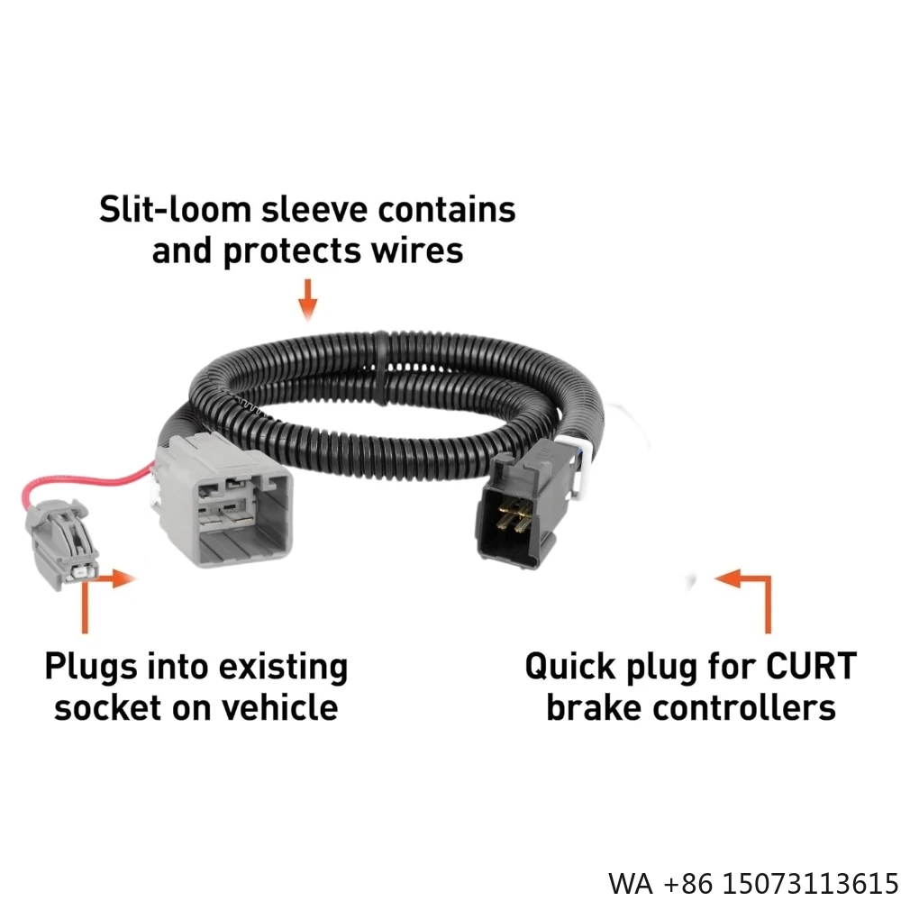Quick Plug Electric Trailer Brake Controller Wiring Harness Universal Fit High Performance