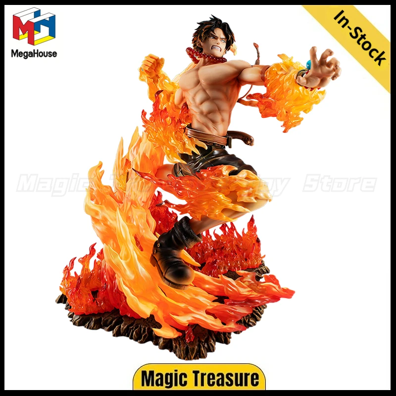 

【In Stock】Original MegaHouse POP ONE PIECE PORTGAS.D.ACE Toys Ornaments Gifts