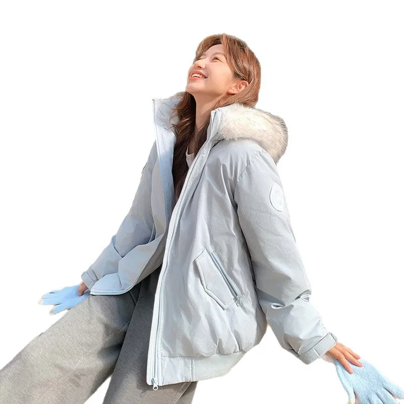 

Ready Stock High Quality Women Winter Thick Warm Cotton Jacket Women Parkas Thermal College Style Design Sense Jackets Coats