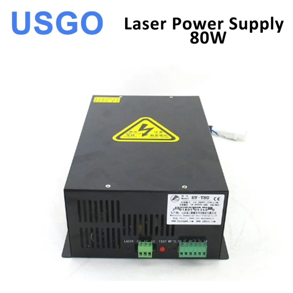 

80W CO2 Laser Power Supply Source For CO2 Laser Engraving and Cutting Machine HY-T80