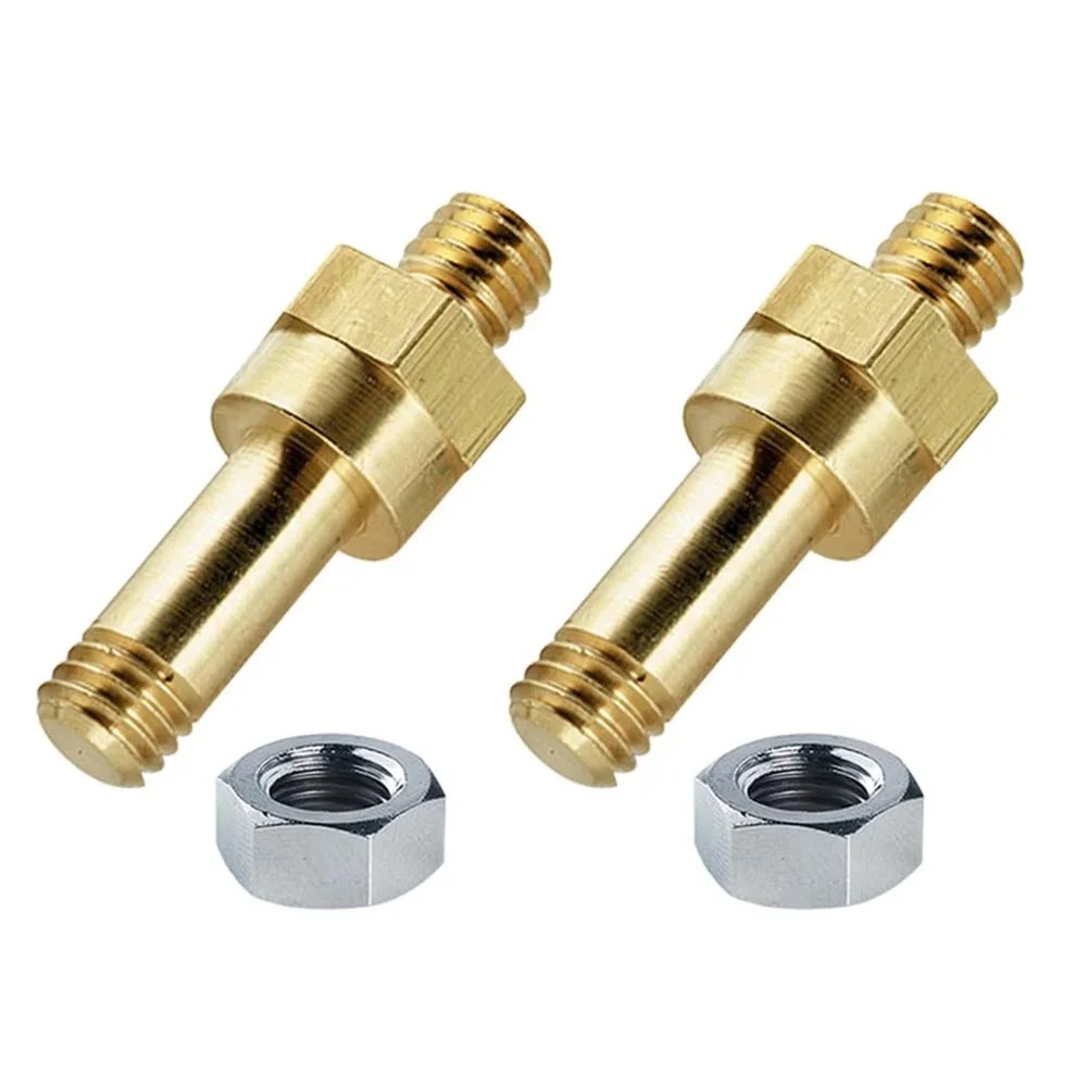 For Car Boat Marine Battery Terminal Bolts Solid Brass 3816 Thread Side Mount Double Ended for Easy Installation