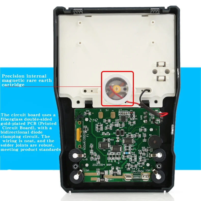 NJTY 88A Analog Multimeter Mechanical High Precision Buzzer Overload Protection Universal Table Internal Magnet