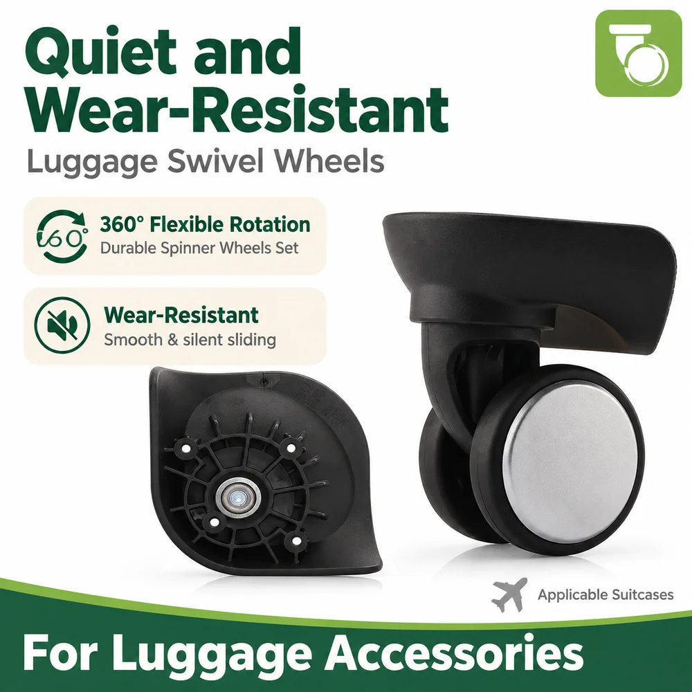For Hongsheng Luggage Wheel A 136 Quick-Install Replacement Wheel Parts Roller Wheel Travel Case Lock Suitcase
