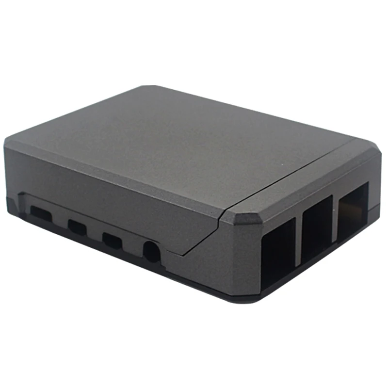 

For Argon NEO For Raspberry Pi 4 Case Aluminum Metal Shell Sliding Magnetic Cover Passive Cooling Silicon Heat Sink