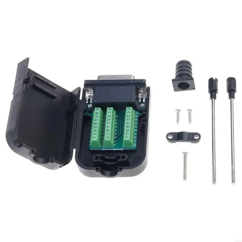 DB26 Solderless Male Terminal Block Adapter Module D Sub 26 Pin With Bolts