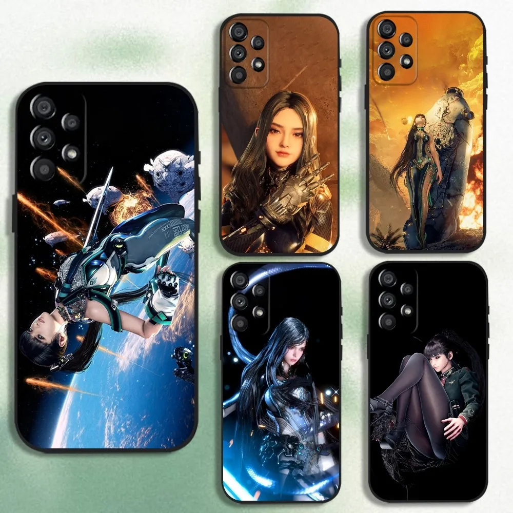 

S-Stellar B-Blade E-Eve Phone Case For Samsung Galaxy A20,A21s,A22,A31,A32,A52,A53,A72,73,A80 Soft Black Cover