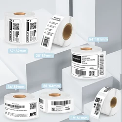 Compatible Dymo Paper Roll Dymo LW Label Paper Adhesive Thermal Paper 99014 99010 99012 11352 for Dymo Labelwtiter Pritner LW450