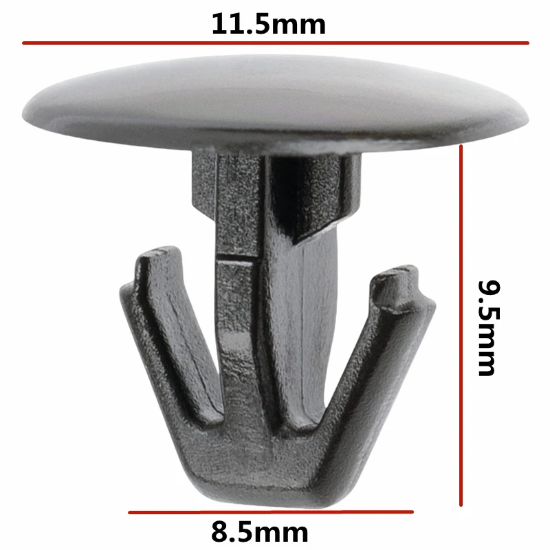 20Pcs OE: 91518-S10-003 91518-SM4-003 Universal Car Heat Shield Retaining Clips Plastic Auto Engine Hood Fixed Fastener Clip F33