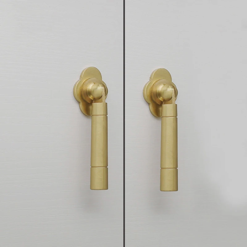 

Stunning Designed 10PCS European Pure Brass Kitchen Cabinet Pulls Cupboard Wardrobe Drawer Wine Cabinet Pulls Handles and Knobs