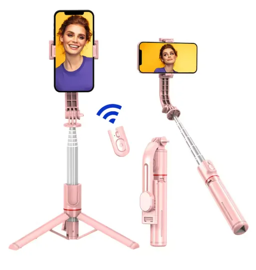 L12 Mobile selfie stick, anti shake, retractable camera, live streaming stand, tripod, portable travel gimbal