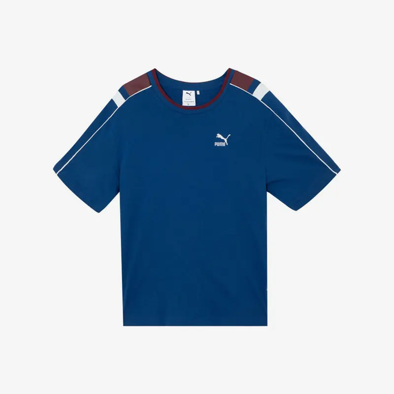 

Puma, подлинная летняя новая мужская и женская простая спортивная футболка с короткими рукавами, лето 2023, 622777-67