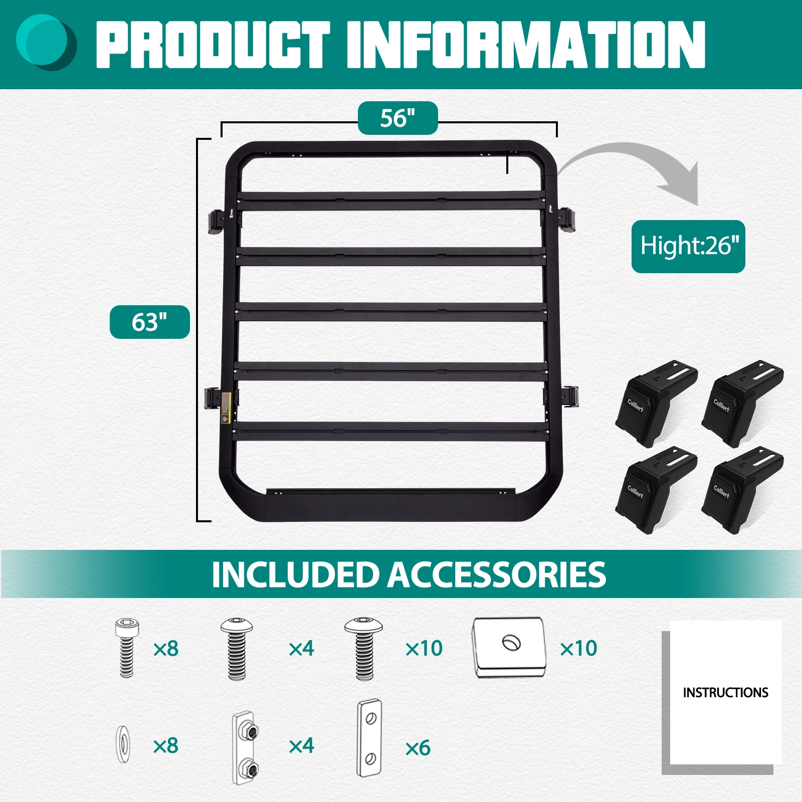 

Багажник на крышу для Wrangler JL 2018-2024, алюминиевые перекладины, грузовая корзина для Gladiator JT 2020-2024, детали кузова с твердым верхом