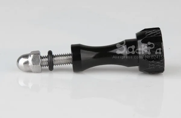 카메라 마운트 거치대 어댑터 나사 액세서리, 풀 메탈 블랙, 고프로 히어로 3 4 Suptig SJ4000 SJ5000 SJ6000, 추적 없음, 1 개