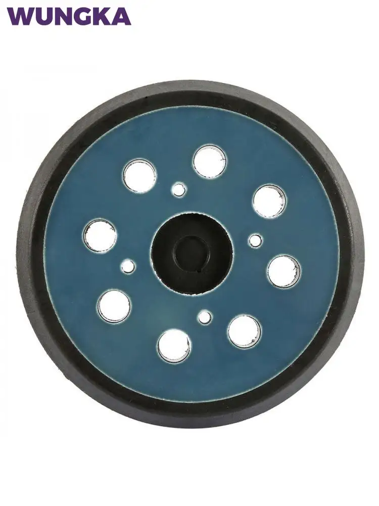 5 Inch 8 Holes 125mm Hook Loop Sanding Backing Pad Electric Makita Orbital Sander Disk Discs Porter Cable Backup Stick On