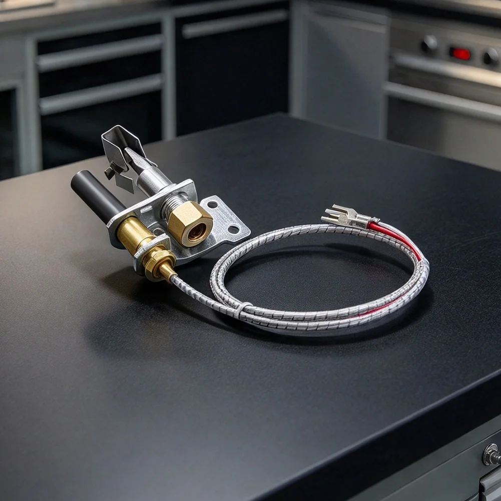750mV Thermopile Assembly 36 Inch Stainless Steel-Pilot Burner For NG-LPG Fryer Commercial Kitchen HVAC Refrigeration Parts