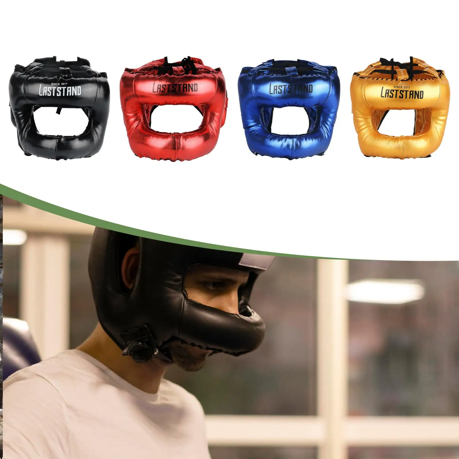 

Boxing Headgear Soft for Adult Unisex Kickboxing Head Gear Head Protector for Grappling Fighting Taekwondo Martial Arts Training