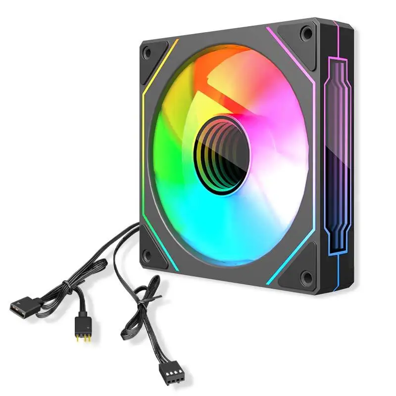 Prism4 Pro ARGB Fan 120mm PC Case Fan Kit 4pin PWM CPU Cooling Fans 3pin 5v RGB 12cm Gaming Computer Fan