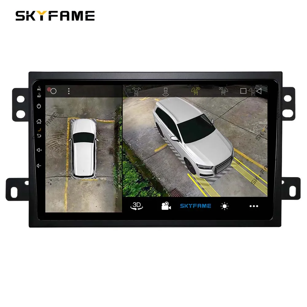 SKYFAME Car Frame Fascia Adapter Canbus Box Decoder Android Radio Dash Fitting Panel Kit For Zotye Domy X7 Dorcen G70S