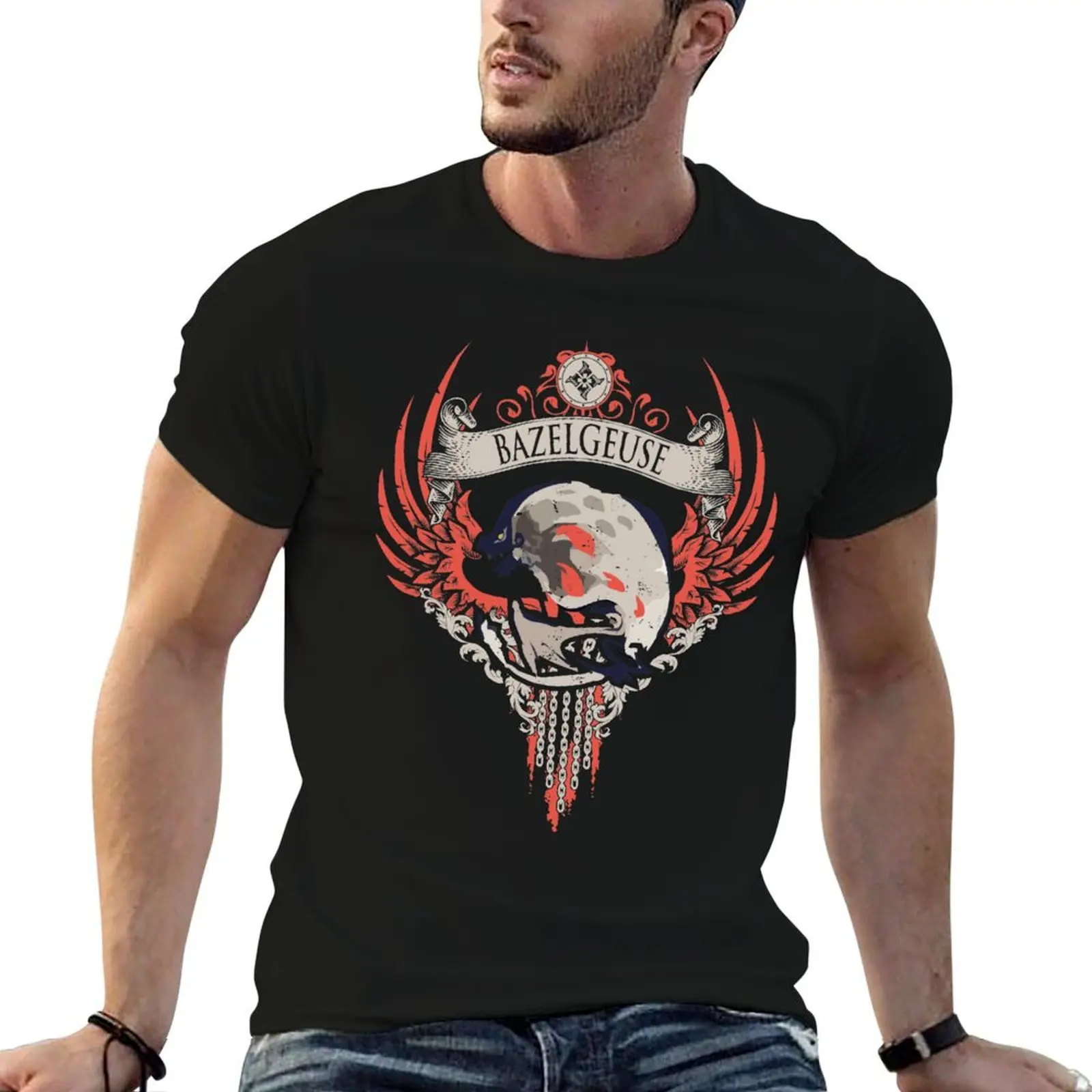 

BAZELGEUSE - LIMITED EDITION T-Shirt man graphic t shirt man t shirt luxury t shirts for man cotton soft T-shirt