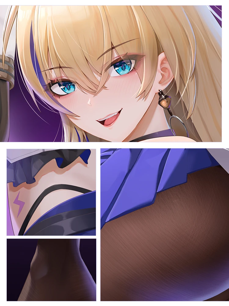 애니메이션 게임 Honkai Impact 3 Serval 섹시한 다키마쿠라, 아늑한 베개 커버, 리넨 선물, 신상 QYZY