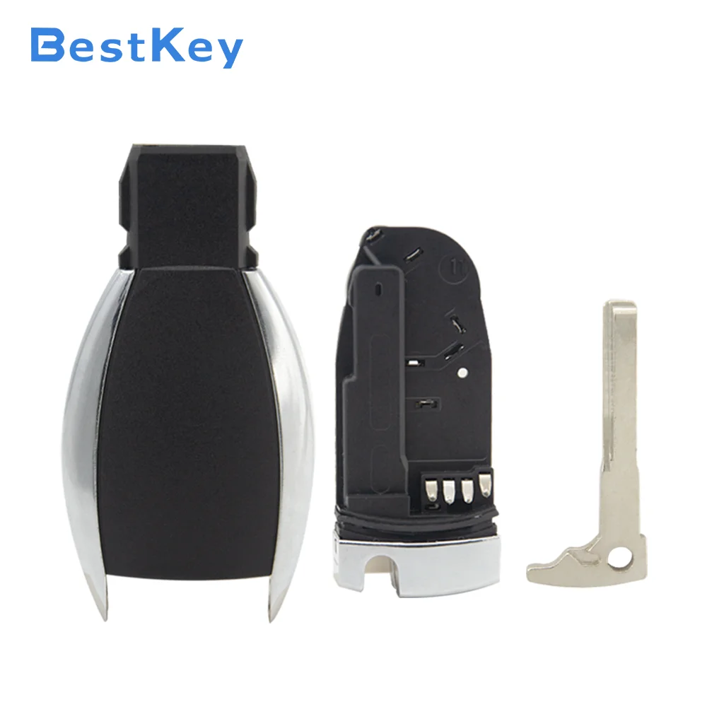 Best Key Keyless Go Smart Key 3/4 Button 315/434MHz BGA FCC IYZDC11 IYZDC07 IYDC10 for Mercedes Benz C E ML GLK SLK 2007-2012 6