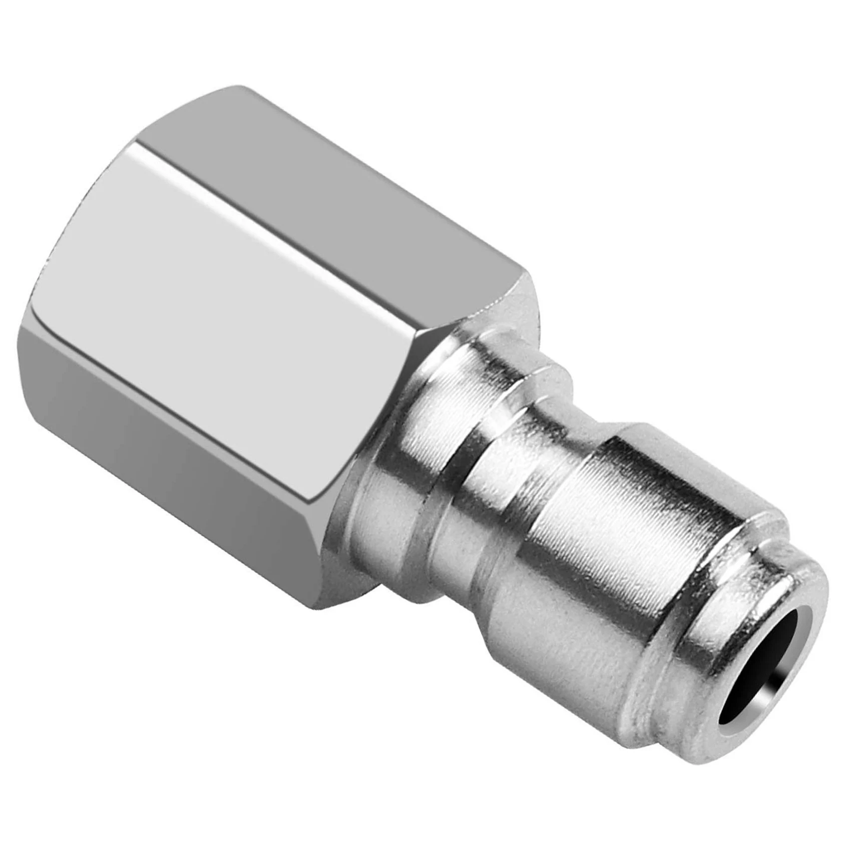 AT19-4X NPT 3/8 Inch Male And Female Quick Connector Kit And 2 Pieces NPT 3/8 Inch Pressure Washers Quick Connector Plug