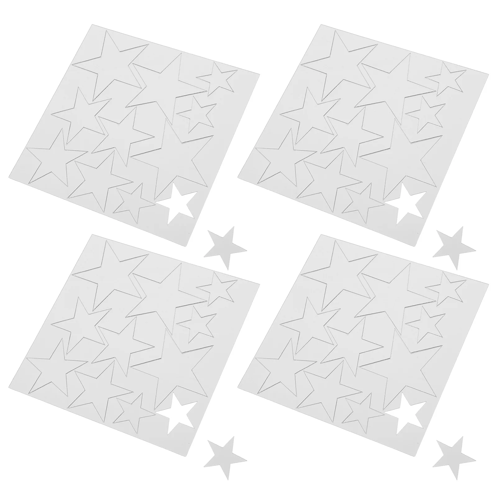 

40Pcs Wall Stickers Acrylic Removable Self-Adhesive Decals for Bedroom Living Room Bathroom Peel and Stick Decor