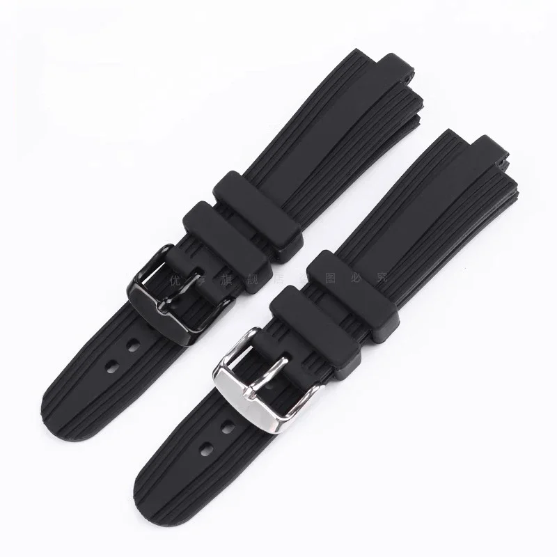 For Bvlgari silicone watch with high-quality rubber waterproof watch chain for men women accessories 22 * 7mm bracelet