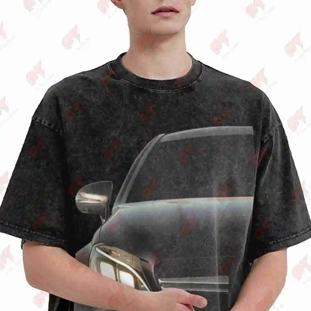 C63 S V8 W205 C Class Vintage Washed Tee Pure Cotton T-Shirt