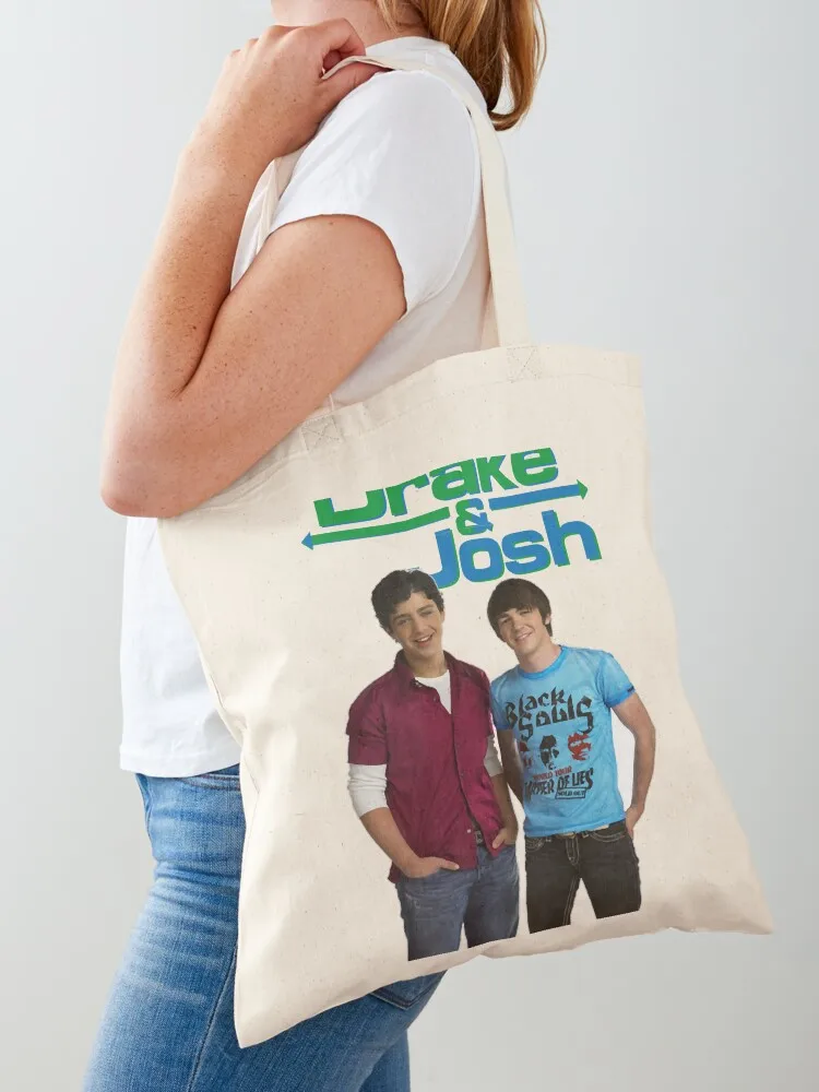 

Drake and Josh E Tote Bag Big bag women large tote bag canvas shopping sac pour femme
