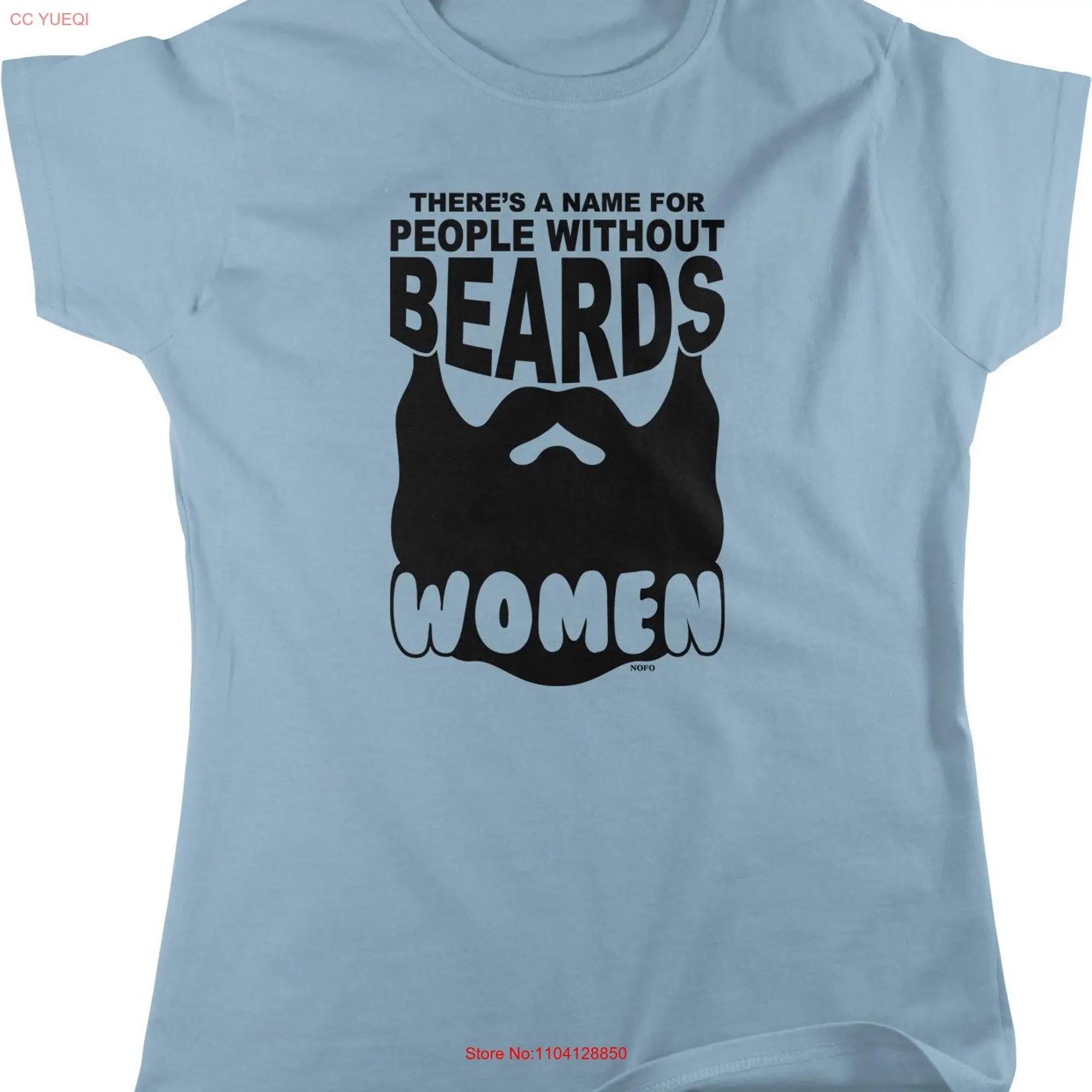 There's a Name For People Without Beards WOMEN Women's T shirt HOOD_00809 long or short sleeves