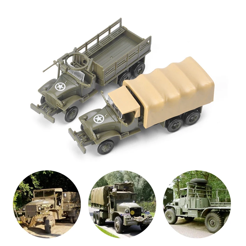 

1:72 4D Cckw353 Off-road M3A1 Half-Track Panzer Plastic Assemble Model Puzzle Assembling Military Educational Toys For Children