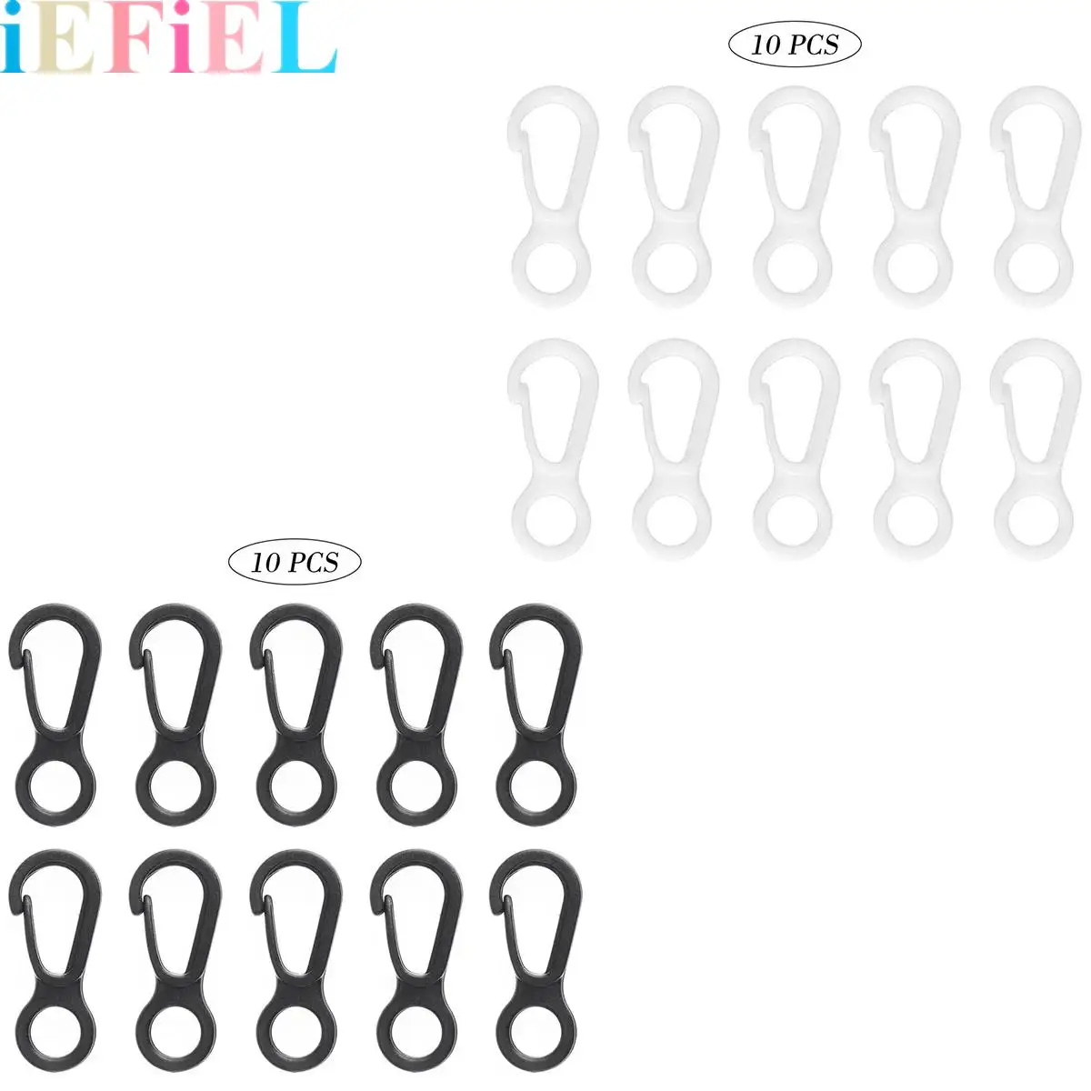 

10 маленьких защелкивающихся крючков, нейлоновые пластиковые застежки для флагштока, водонепроницаемый держатель для флагштока, пряжка, многоразовый зажим для флагштока, крепление