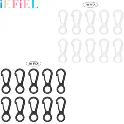 10 Small Snap Hooks Nylon Plastic Flag Pole Clasps Waterproof Flagstaff Holder Buckle Reusable Flagpole Clip Fastener Attachment