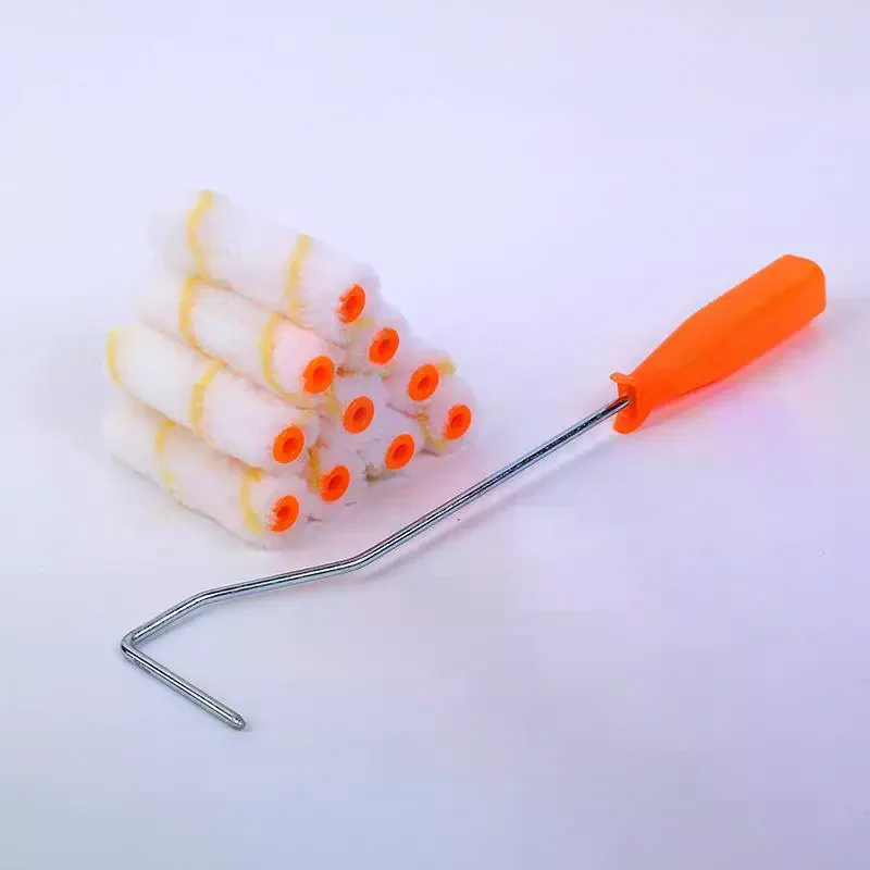 

11pcs Paint Roller Kit: Get Professional-Looking Walls With 4 Inch Rollers & Covers , For Hotel/Restaurant/Commercial