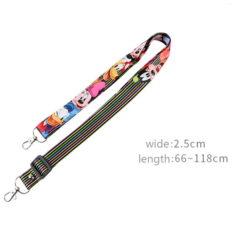 Cartoons Mickey Minnie Mouse Mobile Phone Lanyard Boys And Girls Cute Stitch Mobile Phone Straps Winnie The Pooh