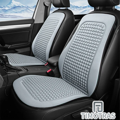 TIMOTRAS Cojín de coche Cojín fresco de verano Funda de asiento de seda de hielo Cojín de coche Cojín fresco universal de temporada