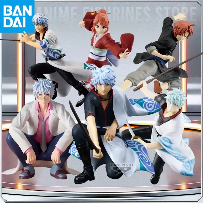 

BANDAI Genuine Banpresto Gintama Sakata Gintoki Ginpa Teacher Anniversary Special Ver. Anime Action Figures Model Toy Gift