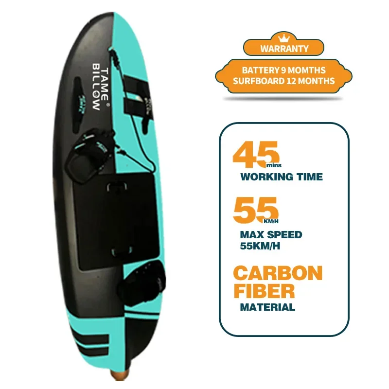 TAME BILLOW Water Sports Equipment Jet Carbon Fiber Surf Electric Jet Surfboard For River Sea Rescue Surfing