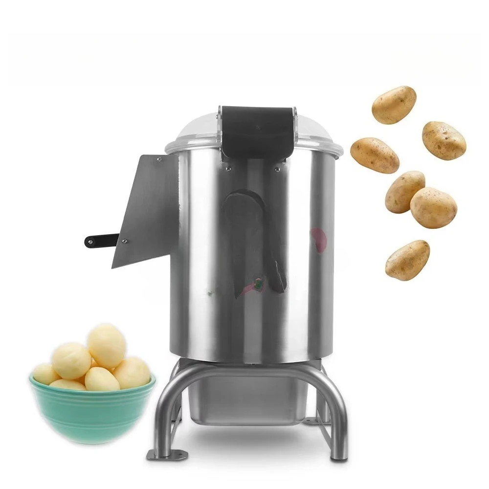 Commercial-CPP-550W High Efficiency Potato Washer Restaurant Stainless Steel 5