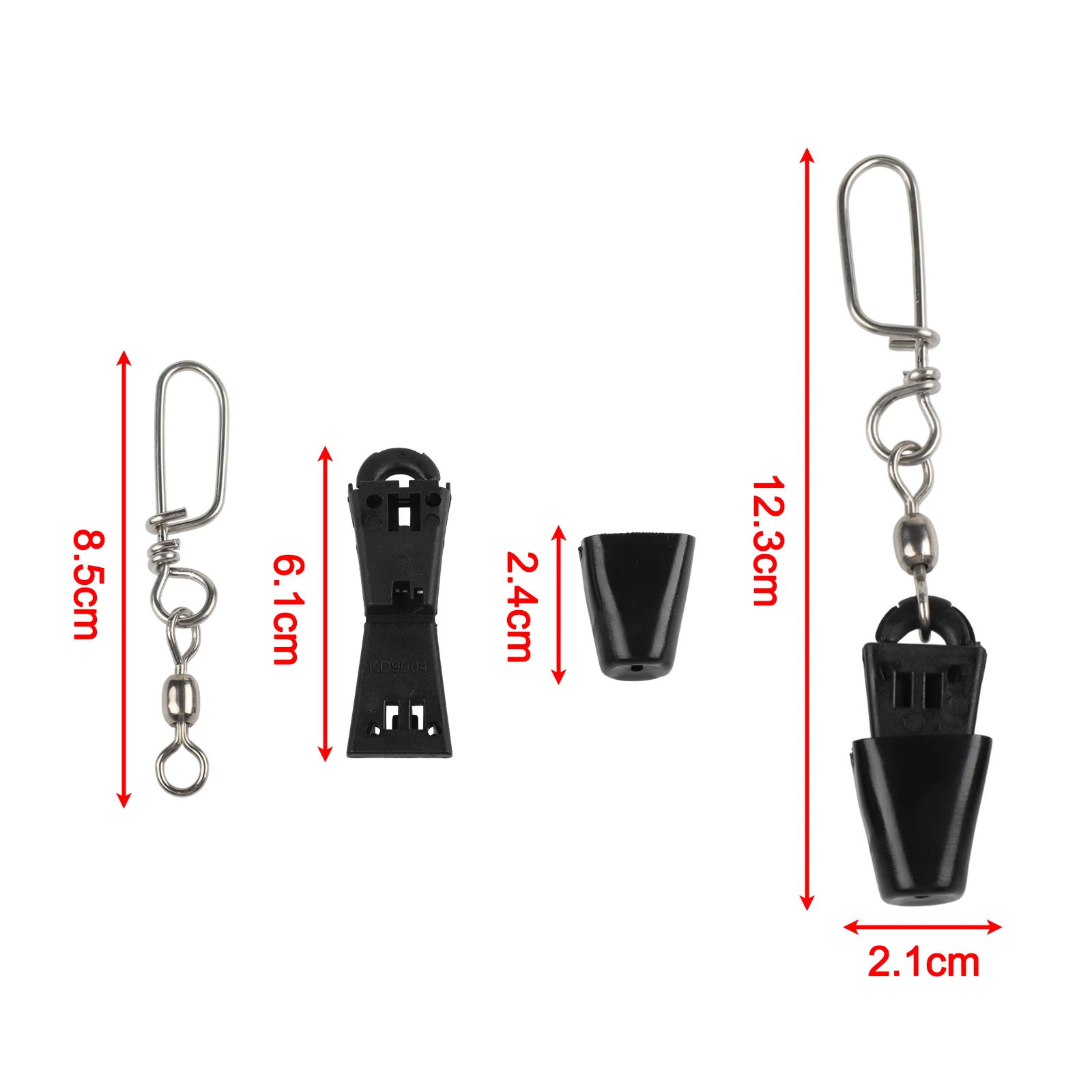 

4 шт. комплект терминатора кабеля даунриггера для подключения глубоководной троллинга для морской и пресноводной рыбалки